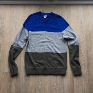 Men’s color block sweater